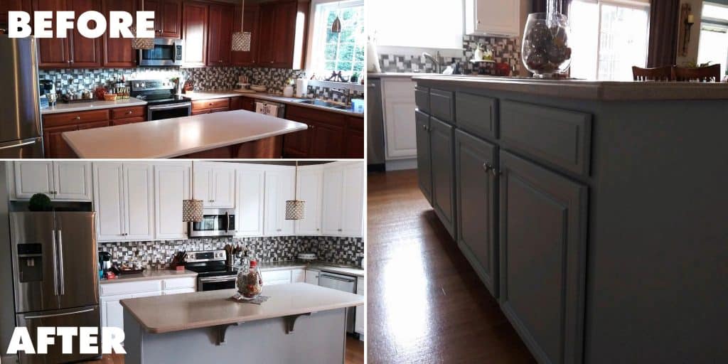 Affordable Kitchen Renovation With Custom Painting