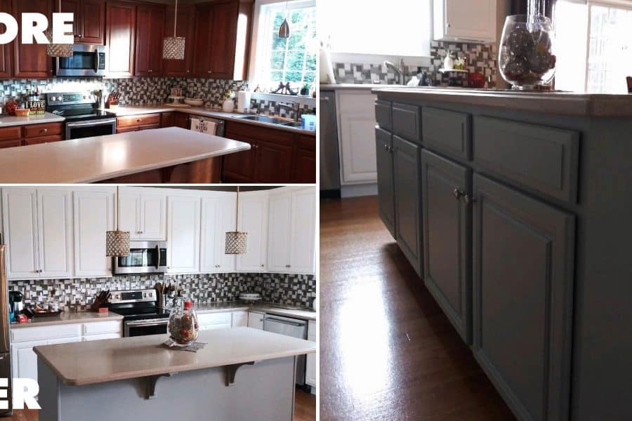 Affordable Kitchen Renovation With Custom Painting